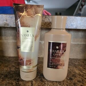 Vanilla Cafe Body Cream And Body Wash
